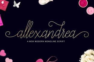 Allexandrea Font: The Bouncy Script for Scroll-Stopping Content