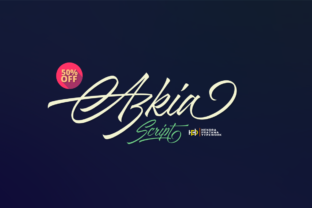 Azkia Script Font for Web Design