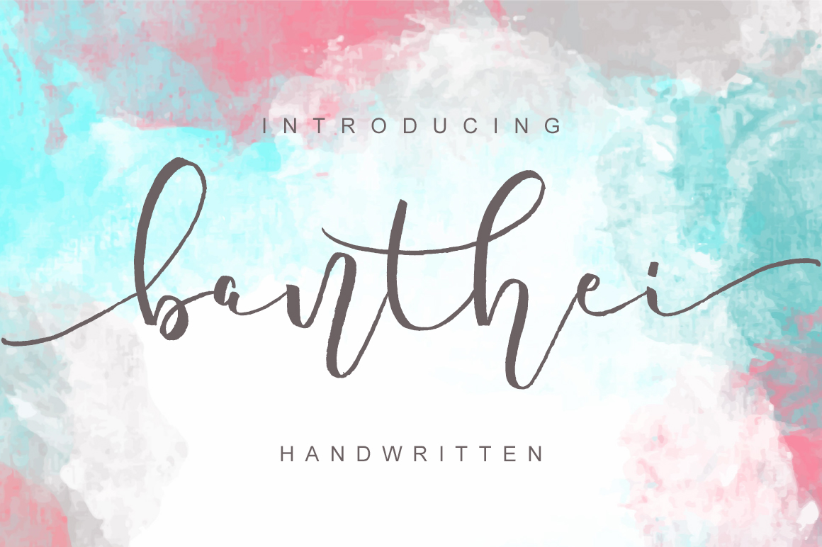 Banthei Font: Modern Script for Branding