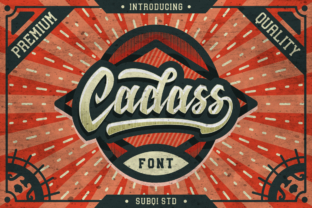 Cadass Font: Bold Vintage Meets Modern Design