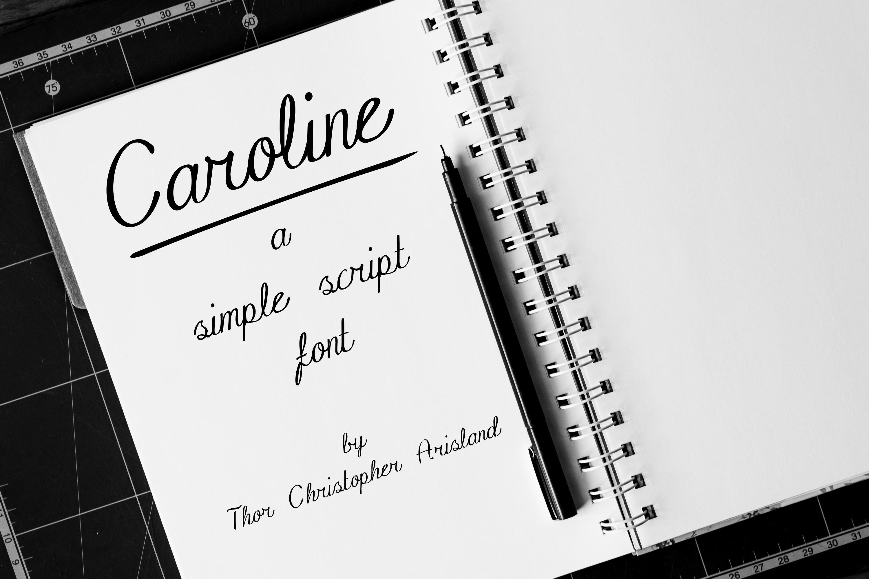 Caroline Font for Business Branding