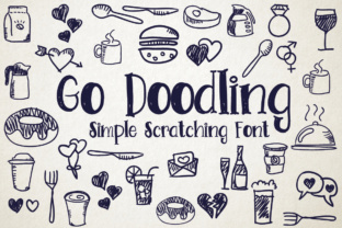 Go Doodling: A Playful Script Handwritten Font for Editors
