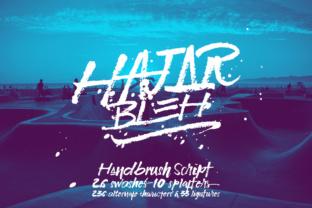 Hajar Bleh: A Handwritten Font for Expressive Campaigns