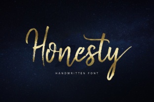 Honesty: A Natural Brush Font for Editorial Design