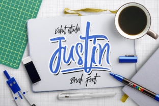 Justin Brush: The Perfect Handwritten Font for Crafters