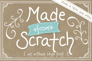 Made from Scratch Font for Business Branding