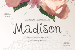 Madison Font for Creative Makers