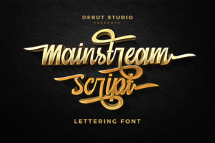 Mainstream Font: Modern Script for Web Branding