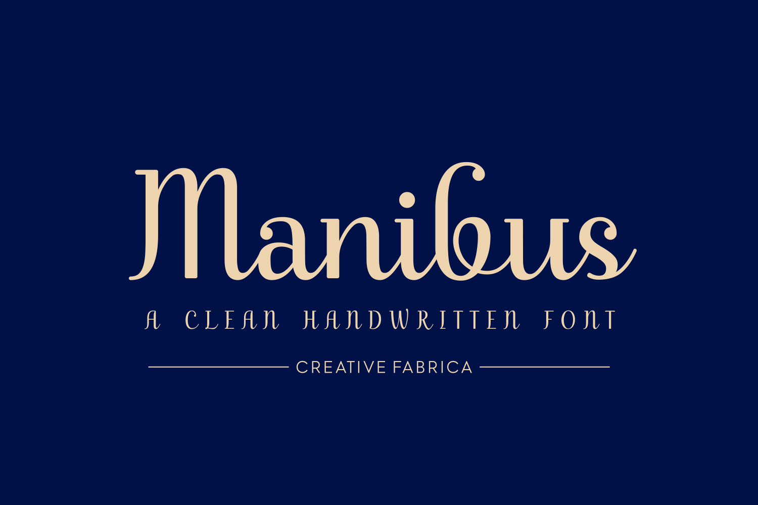 Manibus: An Elegant Script Handwritten Font for Editorial Design