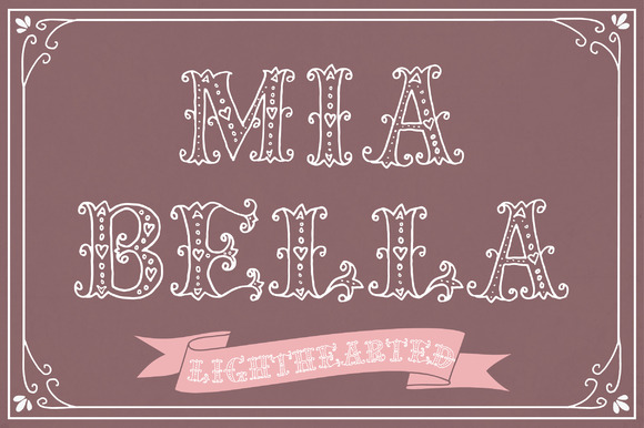 Mia Bella Lighthearted Font