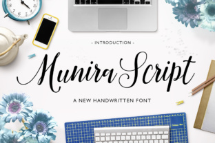 Munira Script Font Review for Modern Campaigns