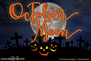 October Moon Font for Creative Campaigns