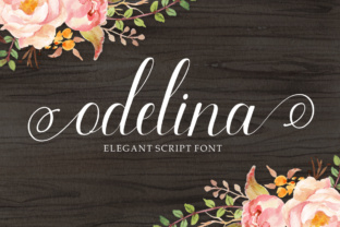 Odelina: A Handlettered Font for Elegant Design