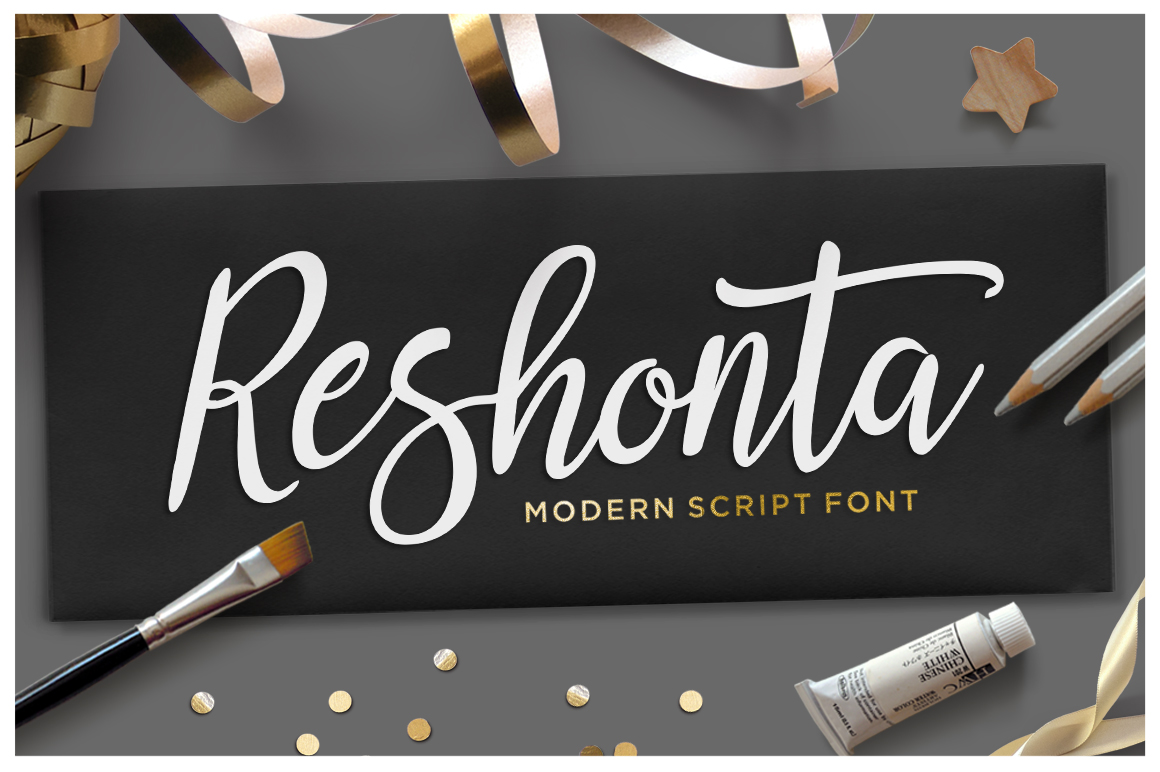 Reshonta: A Bold Handwritten Font