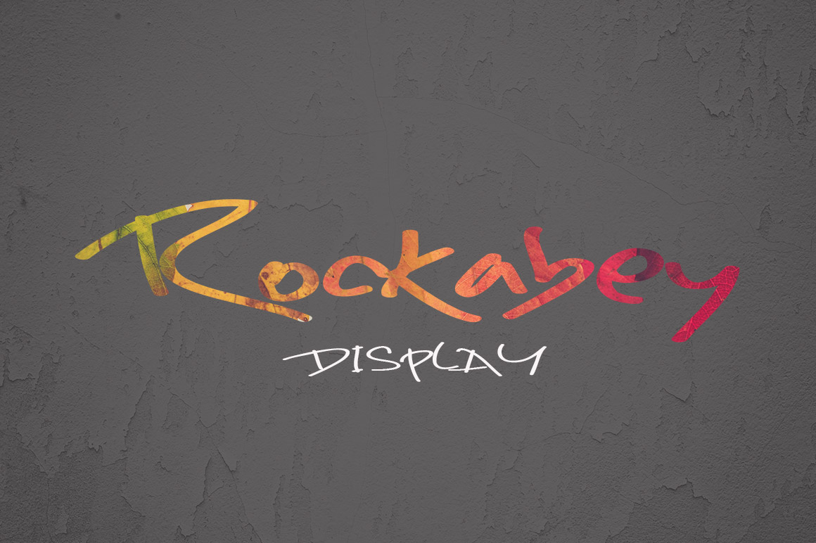 Rockabey Font: Elegant Handwritten Style