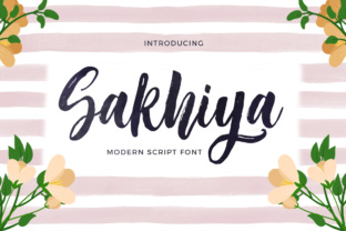 Sakhiya: A Handwritten Font for Creative Campaigns