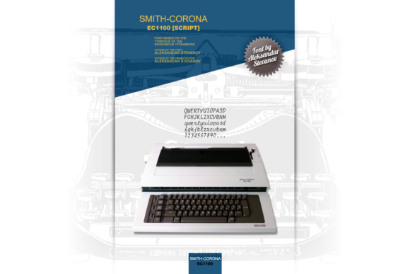 Smith-Corona EC1100 Script: A Retro Font for Modern Brands