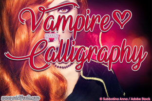 Vampire Calligraphy Font